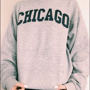 CHICAGO thrifted crewneck sweatshirt